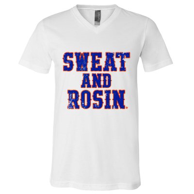 Sweat & Rosin New York Baseball V-Neck T-Shirt