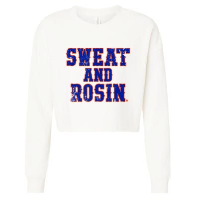 Sweat & Rosin New York Baseball Cropped Pullover Crew