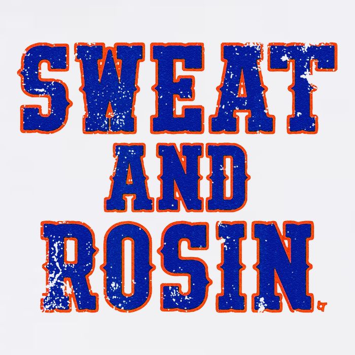 Sweat & Rosin New York Baseball Cropped Pullover Crew