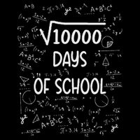Square Root Of 10000 Math 100 Days Of School Teacher Student Button