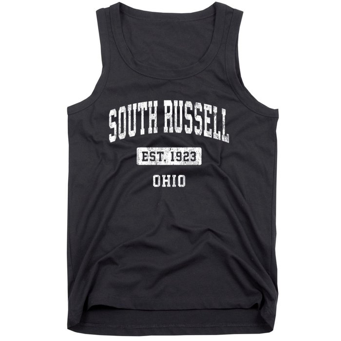 South Russell Ohio Oh Vintage Sports Established Design Tank Top