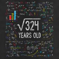 Square Root Of 324 18th Birthday 18 Year Old Gifts Math Bday 7 Panel Mesh Trucker Snapback Hat