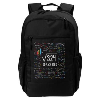 Square Root Of 324 18th Birthday 18 Year Old Gifts Math Bday Backpack