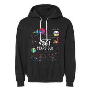 Square Root Of 361 19th Birthday 19 Year Old Math Nerd Garment-Dyed Fleece Hoodie