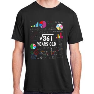 Square Root Of 361 19th Birthday 19 Year Old Math Nerd Adult ChromaSoft Performance T-Shirt