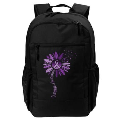 Sunflower Ribbons Overdose Awareness Daily Commute Backpack