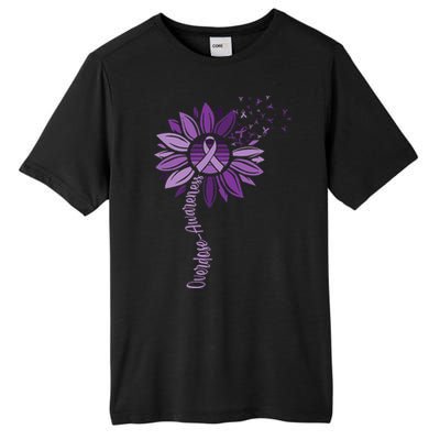 Sunflower Ribbons Overdose Awareness Tall Fusion ChromaSoft Performance T-Shirt