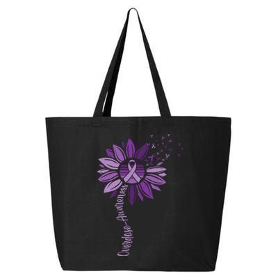 Sunflower Ribbons Overdose Awareness 25L Jumbo Tote