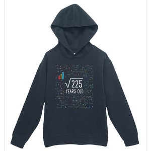 Square Root Of 225 15th Birthday 15 Year Old Gifts Math Bday Urban Pullover Hoodie