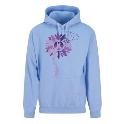 Sunflower Ribbons Overdose Awareness Unisex Surf Hoodie