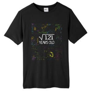 Square Root Of 121 11th Birthday 11 Year Old Funny Nerd Math Tall Fusion ChromaSoft Performance T-Shirt