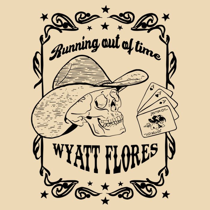 Skull Running Out Of Time Wyatt Flores Bag