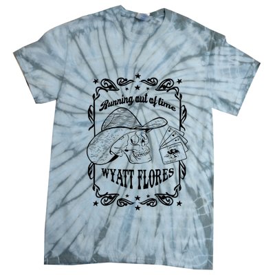 Skull Running Out Of Time Wyatt Flores Tie-Dye T-Shirt