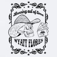 Skull Running Out Of Time Wyatt Flores Sueded Cloud Jersey T-Shirt