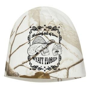 Skull Running Out Of Time Wyatt Flores Kati - Camo Knit Beanie