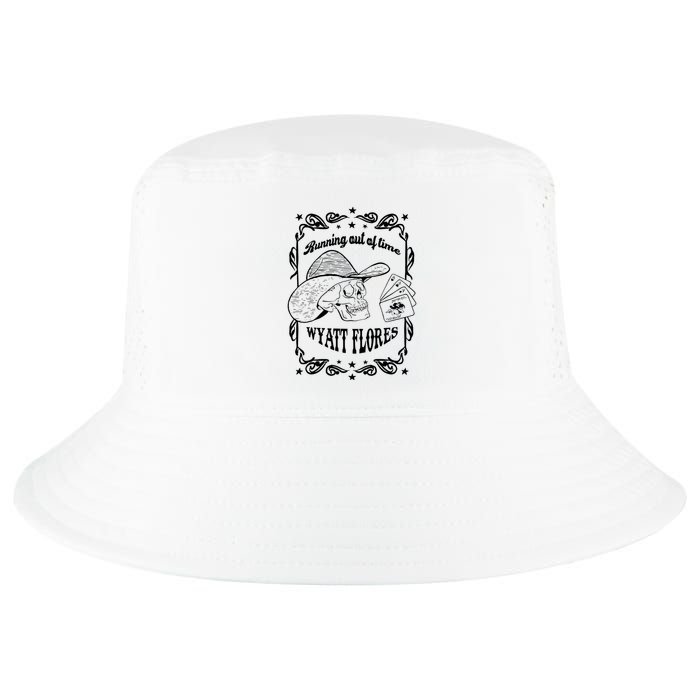 Skull Running Out Of Time Wyatt Flores Cool Comfort Performance Bucket Hat