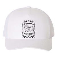 Skull Running Out Of Time Wyatt Flores Yupoong Adult 5-Panel Trucker Hat