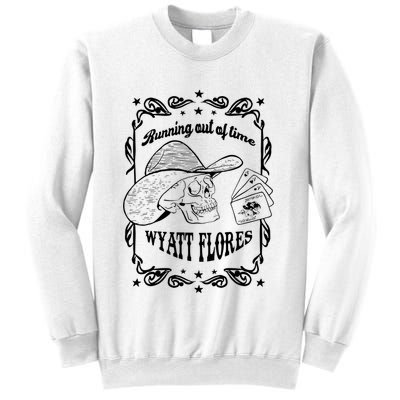 Skull Running Out Of Time Wyatt Flores Sweatshirt