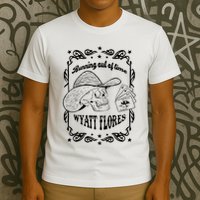 Skull Running Out Of Time Wyatt Flores T-Shirt