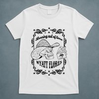Skull Running Out Of Time Wyatt Flores T-Shirt