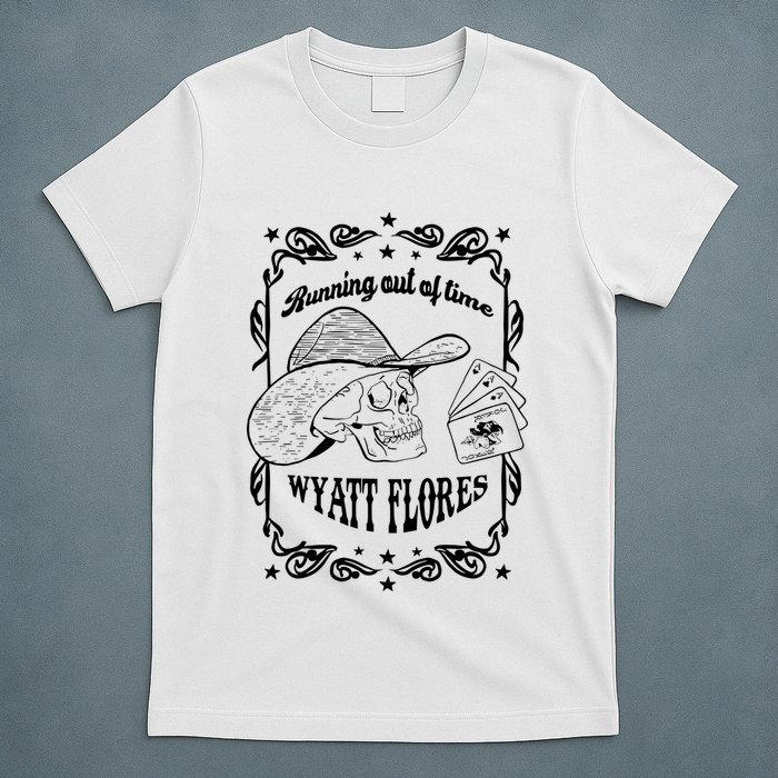 Skull Running Out Of Time Wyatt Flores T-Shirt