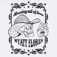 Skull Running Out Of Time Wyatt Flores Button