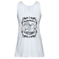 Skull Running Out Of Time Wyatt Flores Ladies Essential Flowy Tank