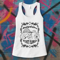 Skull Running Out Of Time Wyatt Flores Womens Tank Top