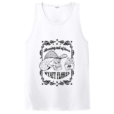 Skull Running Out Of Time Wyatt Flores PosiCharge Competitor Tank