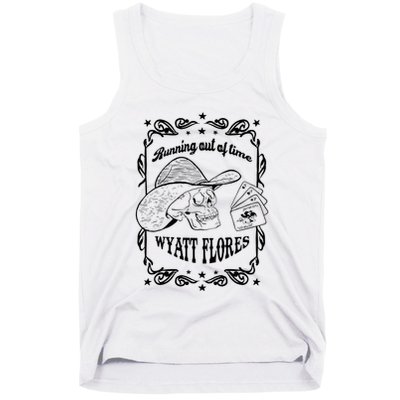 Skull Running Out Of Time Wyatt Flores Tank Top