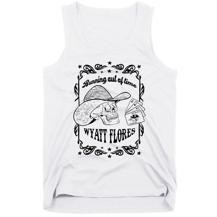 Skull Running Out Of Time Wyatt Flores Tank Top