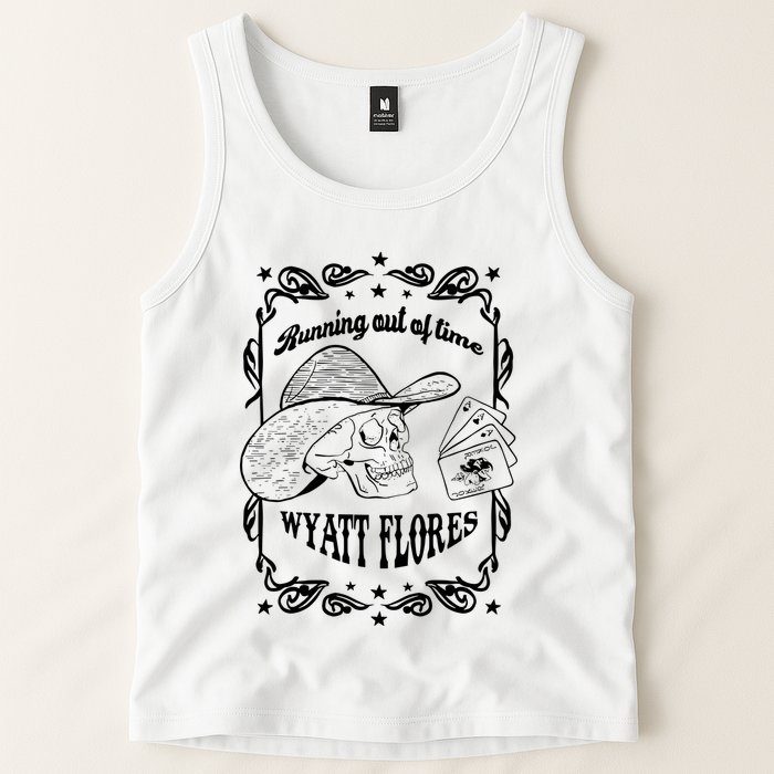 Skull Running Out Of Time Wyatt Flores Tank Top