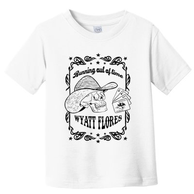 Skull Running Out Of Time Wyatt Flores Toddler T-Shirt