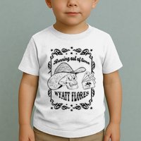 Skull Running Out Of Time Wyatt Flores Toddler T-Shirt