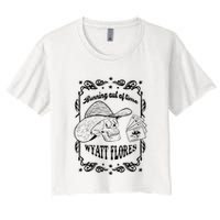 Skull Running Out Of Time Wyatt Flores Crop Top