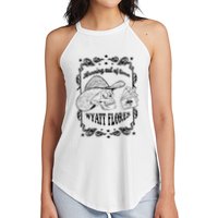 Skull Running Out Of Time Wyatt Flores Women's Perfect Tri Rocker Tank