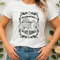 Skull Running Out Of Time Wyatt Flores Womens T-Shirt