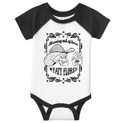 Skull Running Out Of Time Wyatt Flores Infant Baby Jersey Bodysuit