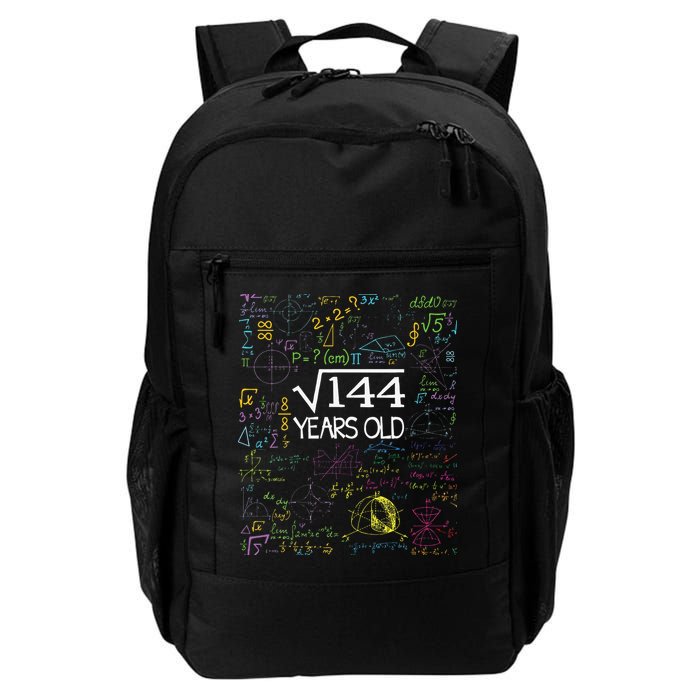 Square Root Of 144 12th Birthday Funny 12 Year Old Nerd Math Backpack