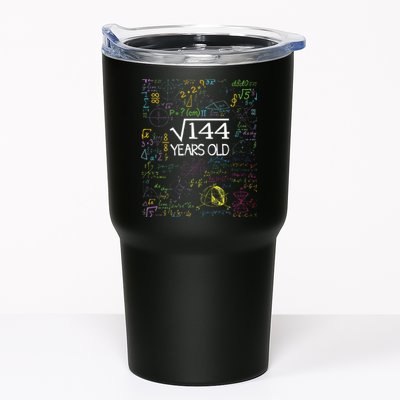 Square Root Of 144 12th Birthday Funny 12 Year Old Nerd Math Tumbler