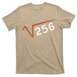 Square Root Of 256 Years Old Fifteen 16 T-Shirt