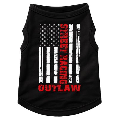 Street Racing Outlaw Flag American Drag Racing Doggie Tank