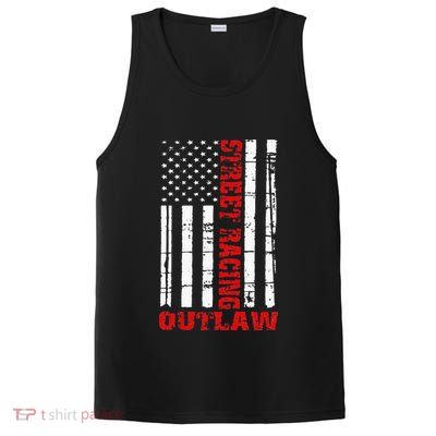 Street Racing Outlaw Flag American Drag Racing PosiCharge Competitor Tank