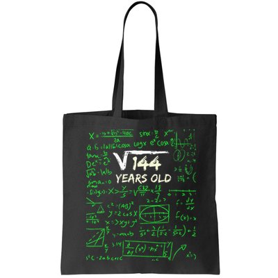 Square Root Of 144 12th Birthday 12 Years Old Gift Bag