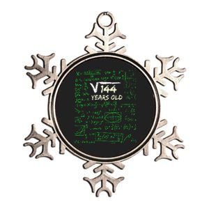 Square Root Of 144 12th Birthday 12 Years Old Gift Metallic Star Ornament