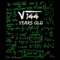 Square Root Of 144 12th Birthday 12 Years Old Gift Womens Tank Top