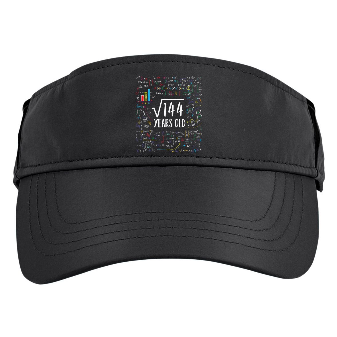 Square Root Of 144 12th Birthday 12 Year Old Gifts Math Bday Adult Drive Performance Visor