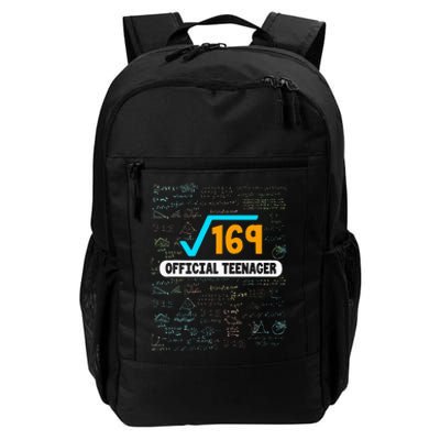 Square Root Of 169 13 Years Old Teenager Birthday Daily Commute Backpack