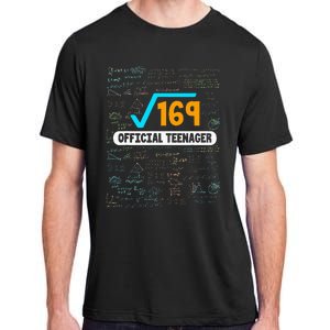 Square Root Of 169 13 Years Old Teenager Birthday Adult ChromaSoft Performance T-Shirt