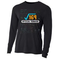 Square Root Of 169 13 Years Old Teenager Birthday Cooling Performance Long Sleeve Crew